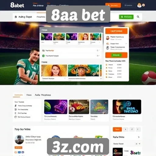 Experiência do usuário no site 8aa bet